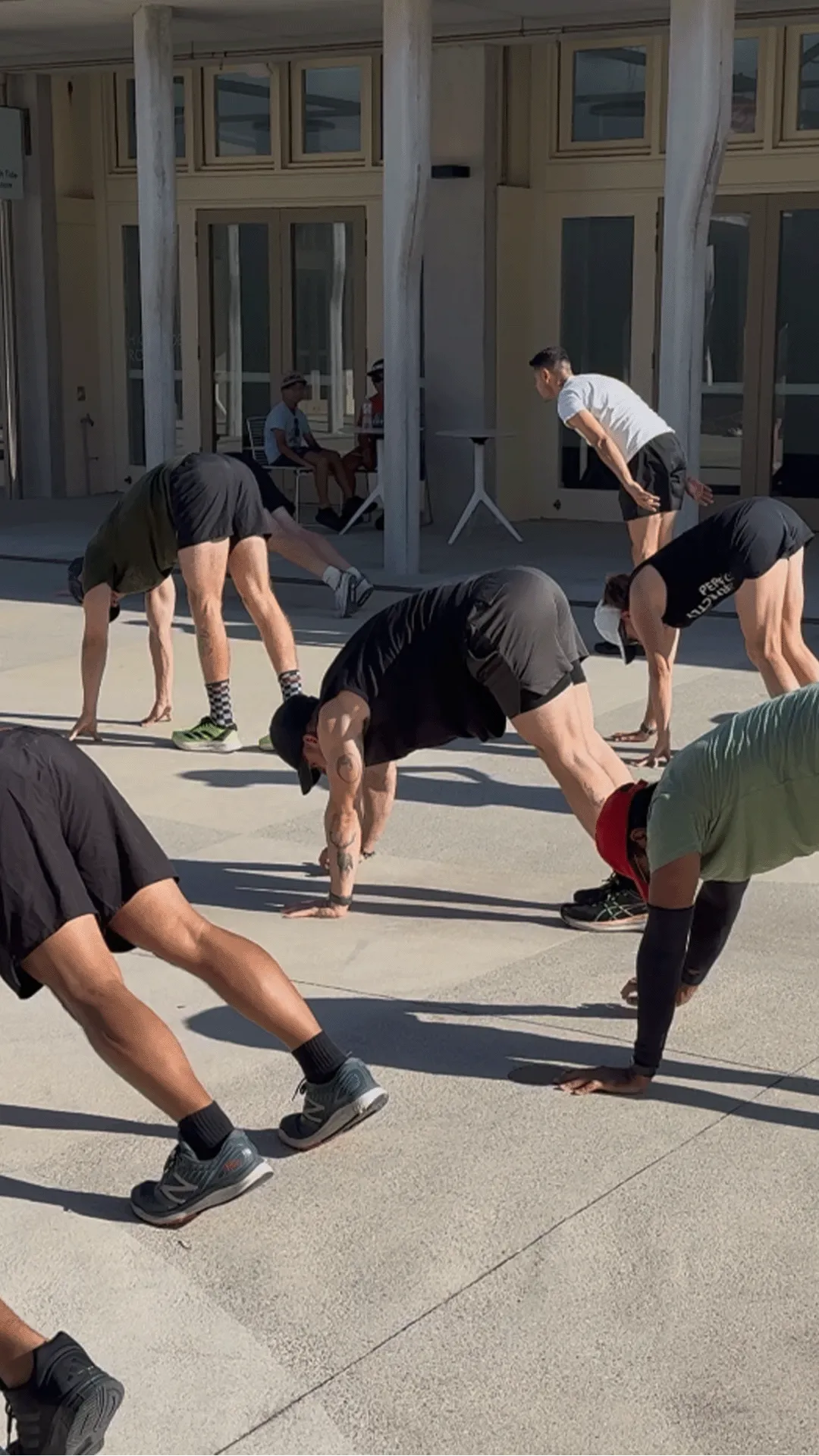 Group outdoor mobility training